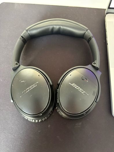 Bose QuietComfort 35 Series 1, excellent condition with new headband & earpads