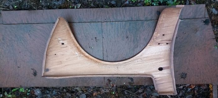fiat 127 mk3 front left wing panel NOS