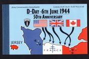 1994 Jersey 50th Anniversary of D-Day Commemorative Stamps Booklet Mint Never Hinged (MNH)