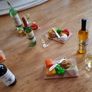 Miniature cheeseboard + wine - dolls house accessories Image 3
