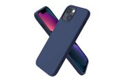 Liquid Silicone Shockproof Case For iPhone 13 Mini Luxury Soft Phone Cover Blue New - FHT6IP13MLK