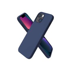 Liquid Silicone Shockproof Case For iPhone 13 Mini Luxury Soft Phone Cover Blue New - FHT6IP13MLK
