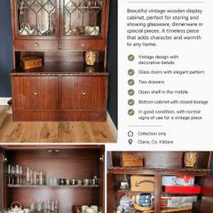 Vintage Display Cabinet