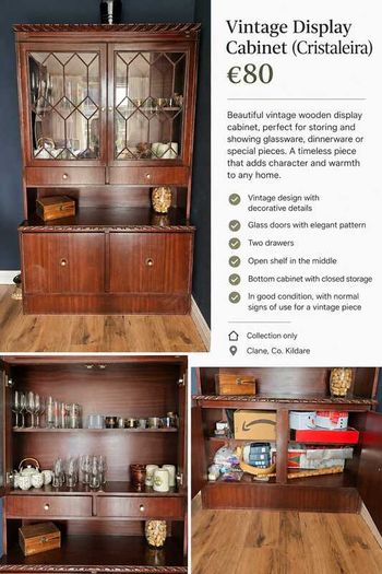 Vintage Display Cabinet