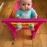 Trolley with Play Food and Card Machine Image 4