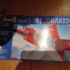 For Sale Revell Saab J 35j Draken Model Kit 1 72
