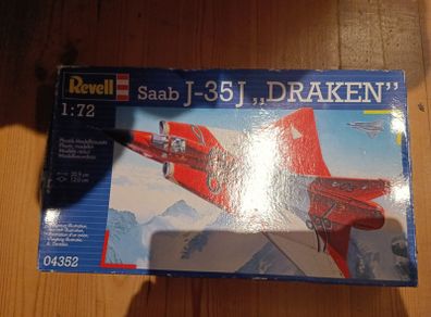 For Sale Revell Saab J 35j Draken Model Kit 1 72