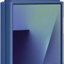 Samsung Silicone Case with Ring Folding Silicone Case with Ring for Galaxy Z Flip7, Blue,original Image 2