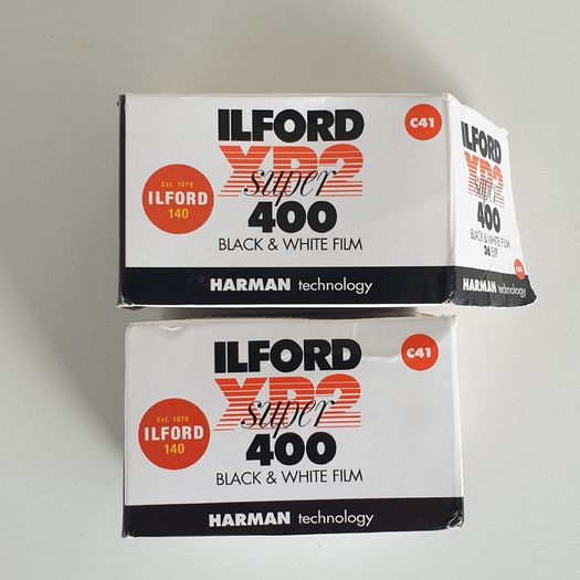 Ilford XP2 super 400 film B&W expired 2022 X 2