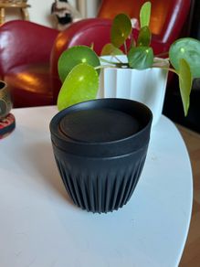Huskee Travel Coffee Cup - Reusable and Compostable