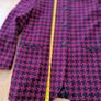 Debbie vintage wool pink black hundstooth jacket blazer size M 12 ,  Ireland Image 3