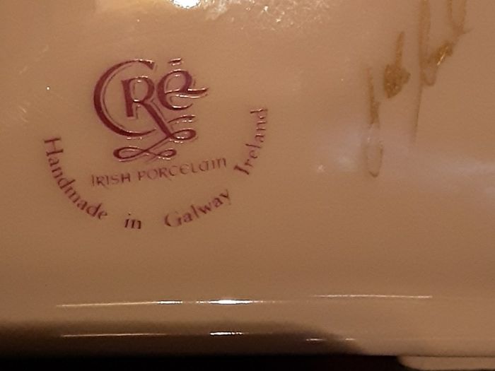 Galway porcelain clock