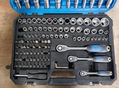 Draper Socket set 1/2 3/8 1/4 inch Set