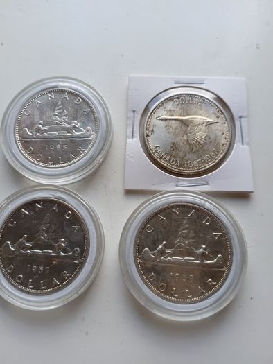 Silver candian dollars