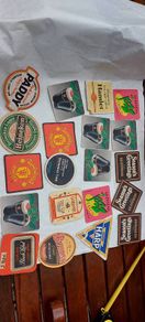 20 x vintage beer mats ,nice collection,,see pictures for condition ,sold as seen ,price includes post to anywhere in Ireland thank you, Job lot