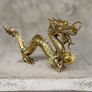 The Dragon And The Pearl - Polished Bronze Image 3