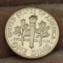 USA United States 1964 Silver Roosevelt Dime Beautiful Gem Proof Image 3