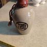 Japanese Ceramic Sake Bottle Vtg Pottery MADE IN JAPAN Image 2