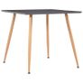3 Piece Dining Set Plastic Turquoise Image 2