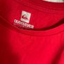 Quiksilver Red Classic Logo TShirt Size Medium like new Image 3
