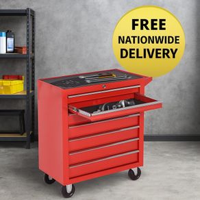 Heavy-Duty Tool Chest on Wheels Portable 7 drawer