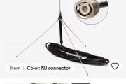 Fm Broadcast 88-108fm Antenna With 15 m Coax And Bnc