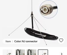 Fm Broadcast 88-108fm Antenna With 15 m Coax And Bnc