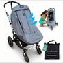 SnoozeShade Plus Deluxe Buggy Pushchair Pram Sun & Sleep Shade Image 2