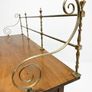 19th Century Mahogany Inverted Breakfront Sideboard with Brass Gallery Image 4