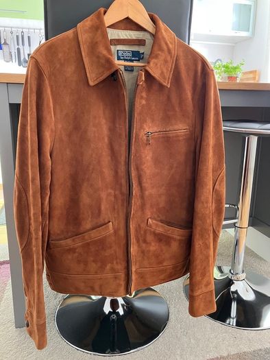 Ralph Lauren Newsboy Jacket 100% Leather
