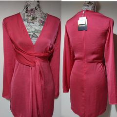 Missguided Wrap Shift Dress, New With Tags
