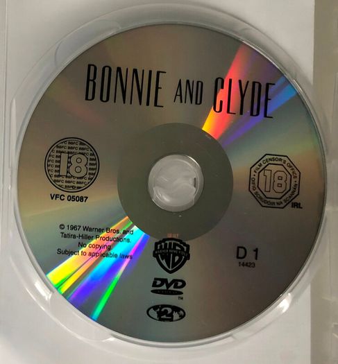 Bonnie And Clyde [1967] Warren Beatty, Faye Dunaway, Michael J. Pollard, Estelle Parsons, Gene Wilder & Gene Hackman [DVD Movie] Academy Award Winner