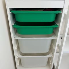 Kids storage drawers from IKEA.