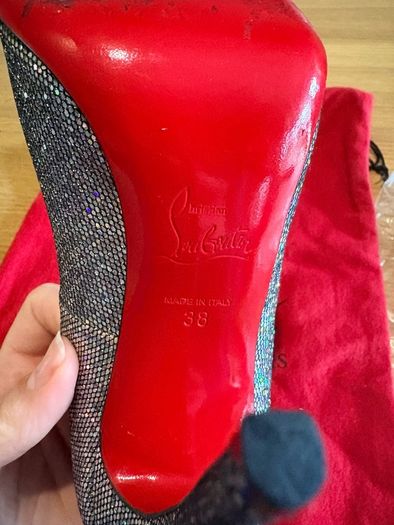Louboutin So Kate Sparkle 120mm