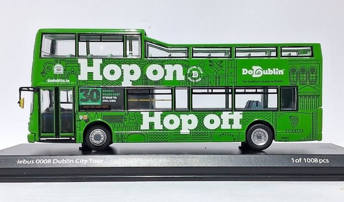 Open-Top Dublin CIty Tour Bus, Free Poat