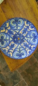 Ceramic wall plate