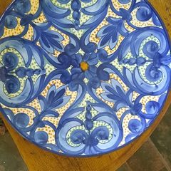 Ceramic wall plate