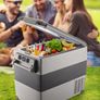 35L 37QT Mini Car Refrigerator Fridge Freezer 12V/24V DC 110-240V AC Portable Cooler Image 4