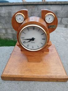 Wooden World time Mantel Clock