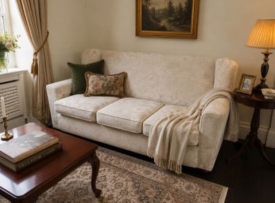 vintage fabric sofa In good condition