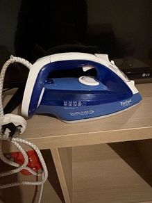 Iron and ironing board