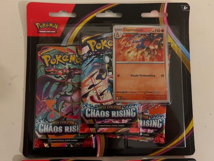 Pokemon Chaos Rising Sealed Bundle 3 sealed Packs New