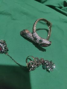 Turkish bracelet and ring set