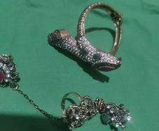 Turkish bracelet and ring set