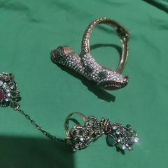 Turkish bracelet and ring set