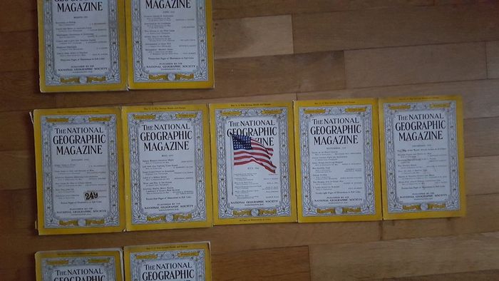 National Geographic magazines x 400 from early 20th century to 2009