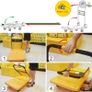 Free Delivery Tool Platform Trolley Heavy Duty 200KG One Hand Folding Truck Cart with Mute Wheels Image 3