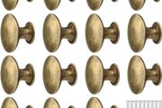 NEW SALE | 15PCS 30MM Vintage Bronze Style Round Knobs Drawers Knobs Furniture Knobs Drawer Handles Vintage Antique Brass Knob for Cabinet Drawer