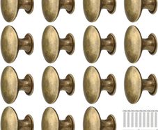 NEW SALE | 15PCS 30MM Vintage Bronze Style Round Knobs Drawers Knobs Furniture Knobs Drawer Handles Vintage Antique Brass Knob for Cabinet Drawer