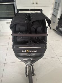 Out and about double buggy